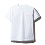 this shirt will get you lei'd (white w/ pink print)