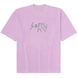 SORRY CRYSTAL LOGO TEE (BABY PINK)