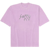 SORRY CRYSTAL LOGO TEE (BABY PINK)