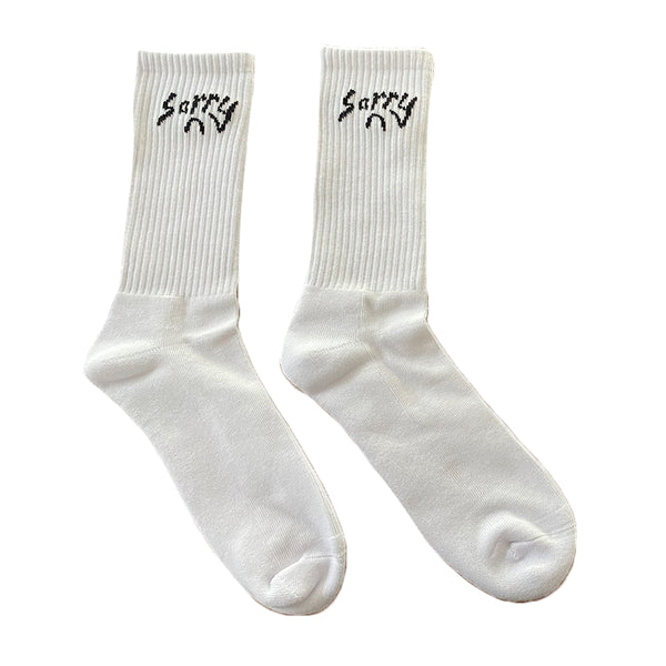 Sorry Socks [White]
