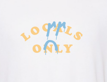 LOCALS ONLY RINGER TEE